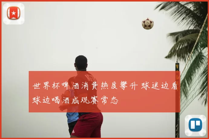 世界杯啤酒消费热度攀升 球迷边看球边喝酒成观赛常态